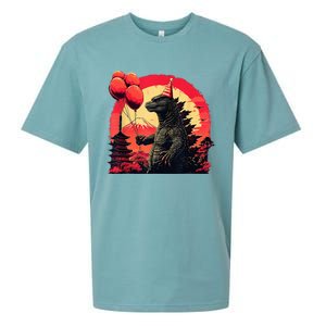 Kaiju Birthday Party Japan Monster Movie Bday Decorations Sueded Cloud Jersey T-Shirt