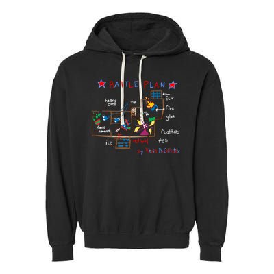 Kevin's Battle Plan When Home Alone Garment-Dyed Fleece Hoodie