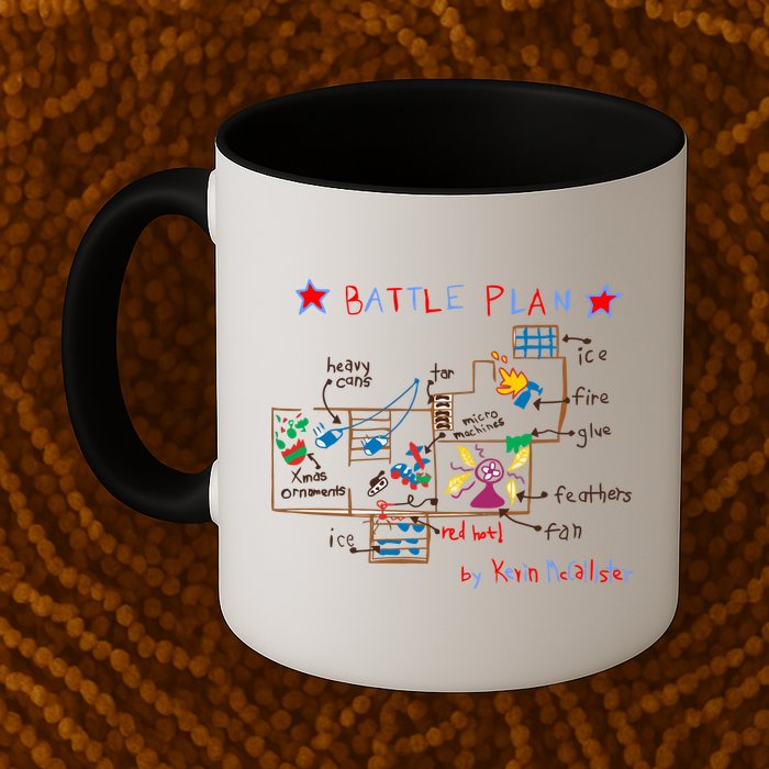 Kevin's Battle Plan When Home Alone Mug