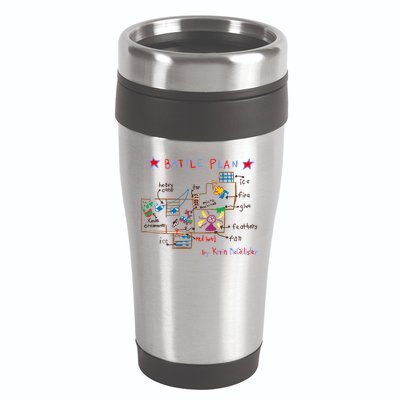Kevin's Battle Plan When Home Alone 16oz Travel Tumbler