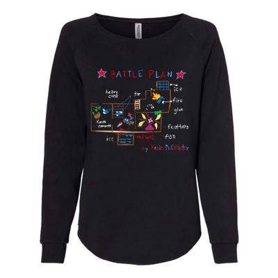 Kevin's Battle Plan When Home Alone Womens California Wash Sweatshirt