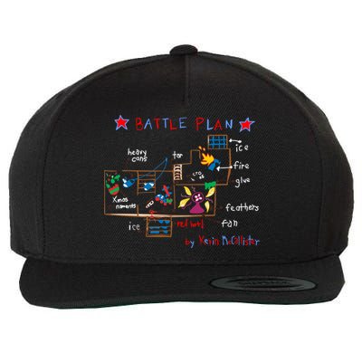 Kevin's Battle Plan When Home Alone Wool Snapback Cap