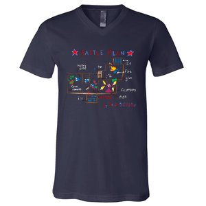 Kevin's Battle Plan When Home Alone V-Neck T-Shirt