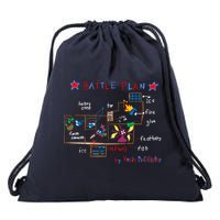 Kevin's Battle Plan When Home Alone Drawstring Bag