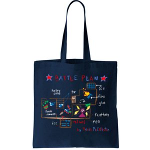 Kevin's Battle Plan When Home Alone Tote Bag