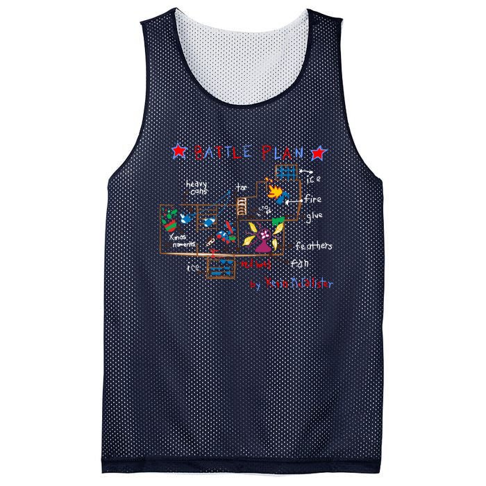 Kevin's Battle Plan When Home Alone Mesh Reversible Basketball Jersey Tank