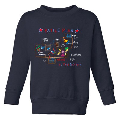 Kevin's Battle Plan When Home Alone Toddler Sweatshirt