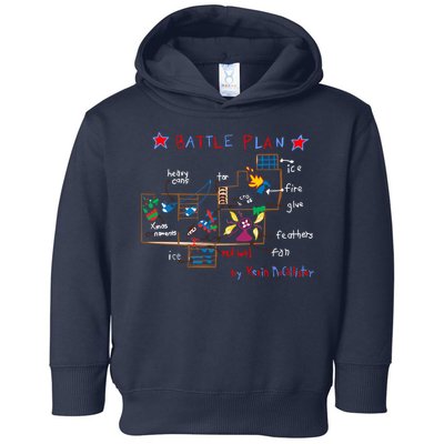 Kevin's Battle Plan When Home Alone Toddler Hoodie