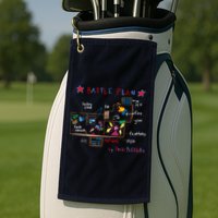 Kevin's Battle Plan When Home Alone Golf Towel