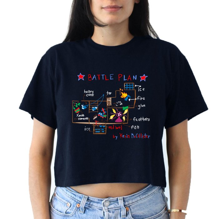 Kevin's Battle Plan When Home Alone Crop Top
