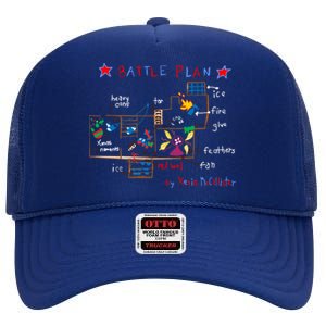 Kevin's Battle Plan When Home Alone High Crown Mesh Back Trucker Hat