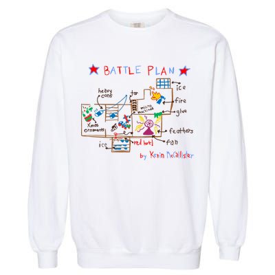 Kevin's Battle Plan When Home Alone Garment-Dyed Sweatshirt