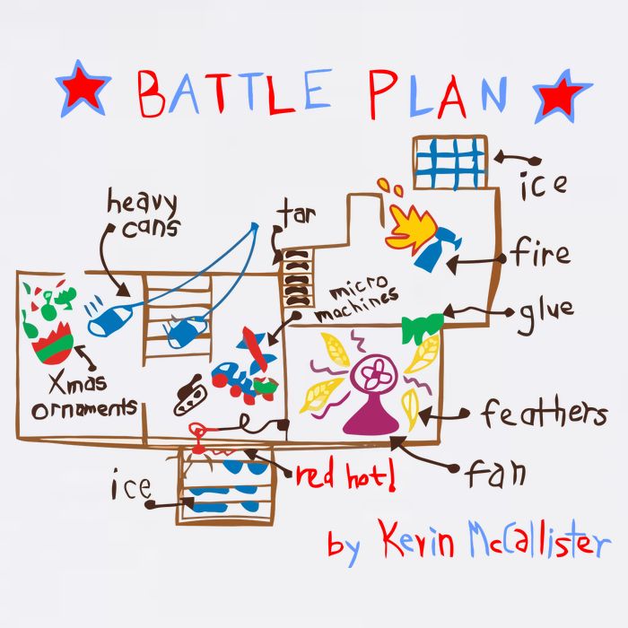 Kevin's Battle Plan When Home Alone Garment-Dyed Sweatshirt