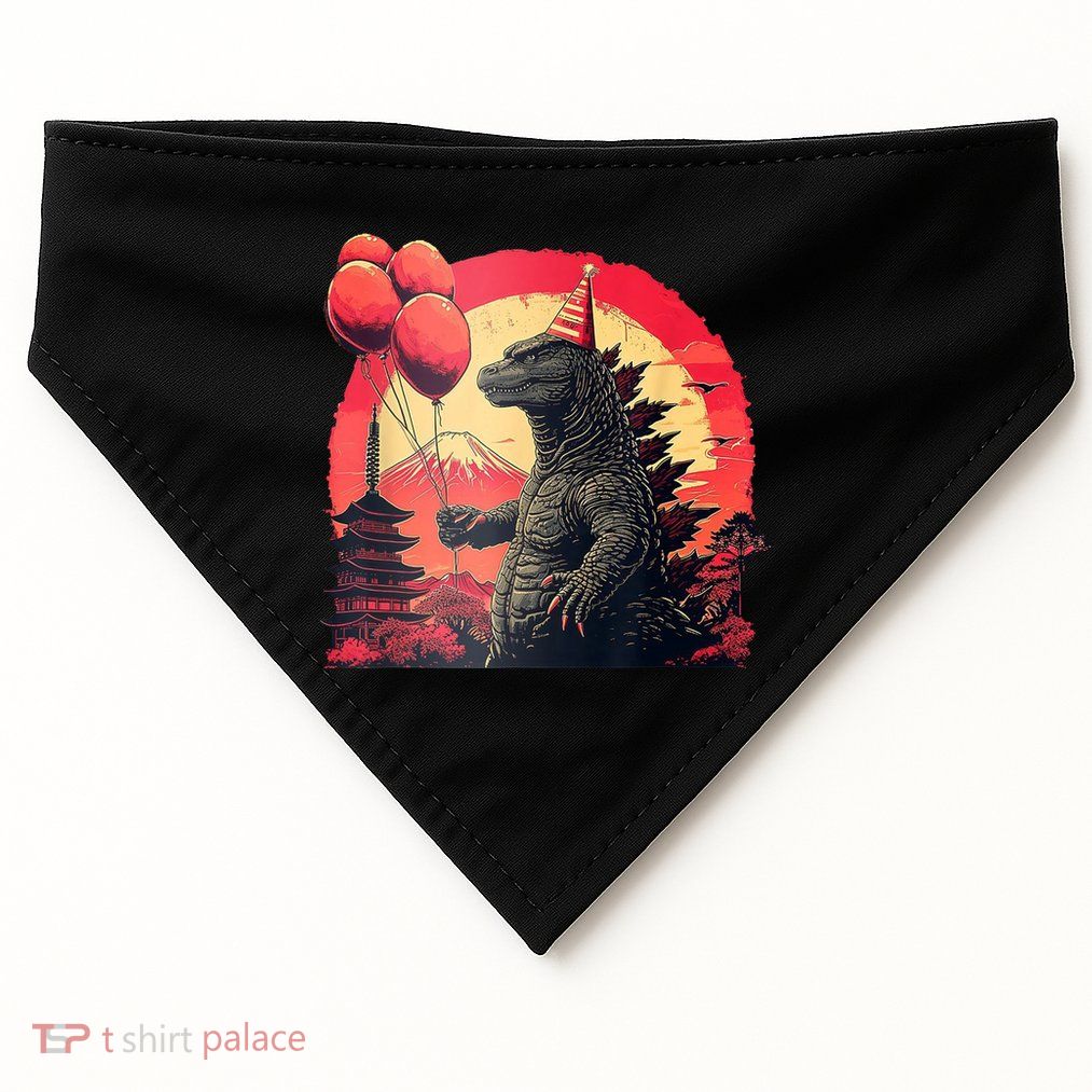 Kaiju Birthday Party Japan Monster Dinosaur USA-Made Doggie Bandana