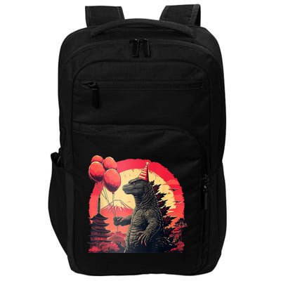 Kaiju Birthday Party Japan Monster Dinosaur Impact Tech Backpack