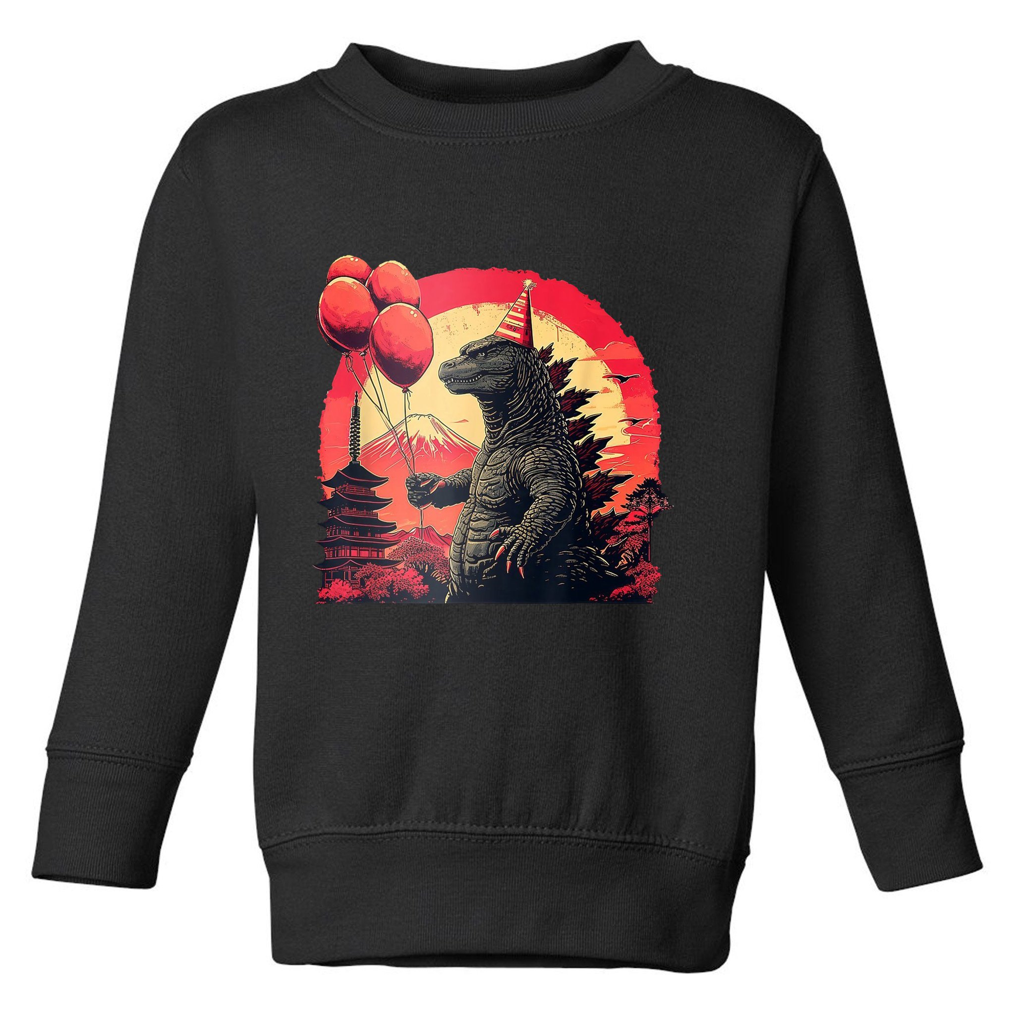 Kaiju Birthday Party Japan Monster Dinosaur Toddler Sweatshirt