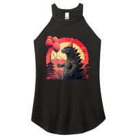 Kaiju Birthday Party Japan Monster Dinosaur Women's Perfect Tri Rocker Tank