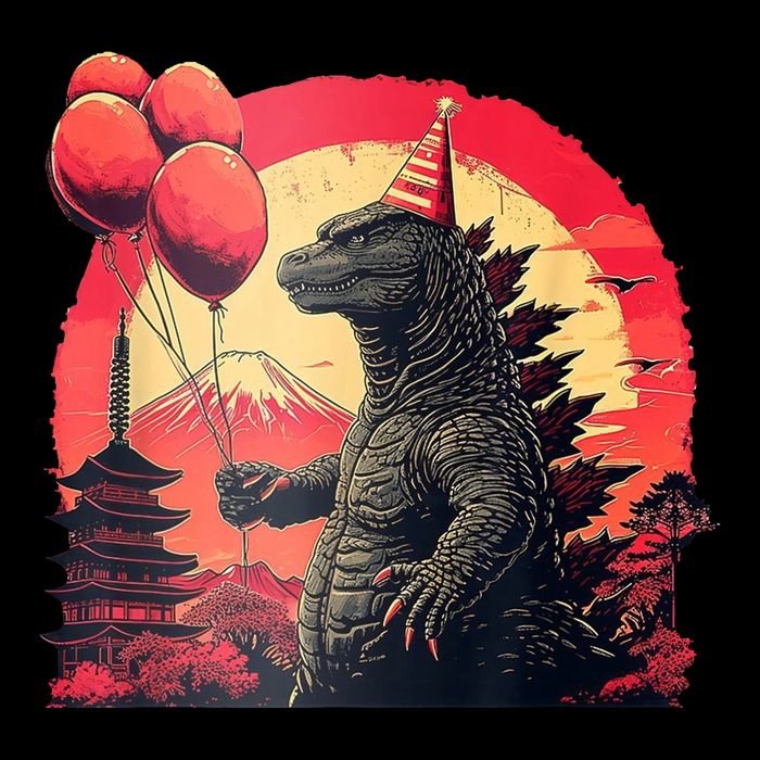 Kaiju Birthday Party Japan Monster Dinosaur Women's Perfect Tri Rocker Tank