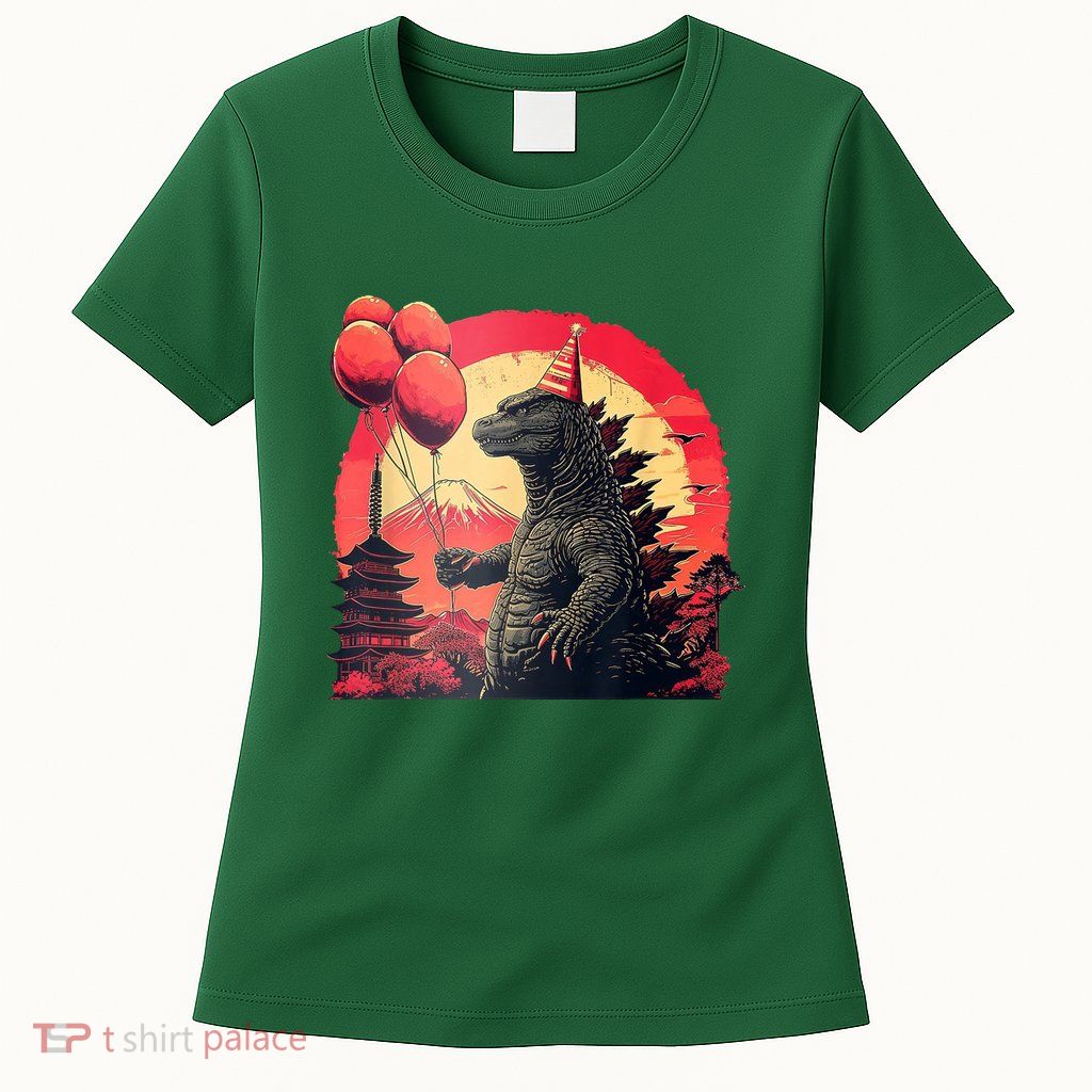 Kaiju Birthday Party Japan Monster Dinosaur Women's T-Shirt