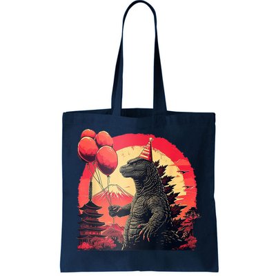 Kaiju Birthday Party Japan Monster Dinosaur Tote Bag