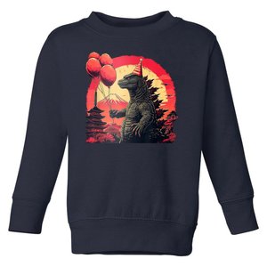 Kaiju Birthday Party Japan Monster Dinosaur Toddler Sweatshirt