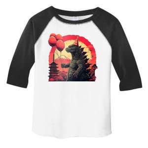 Kaiju Birthday Party Japan Monster Dinosaur Toddler Fine Jersey T-Shirt