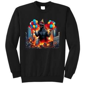 Kaiju Birthday Party Japanese Art Lovers Monster Movie Gifts Sweatshirt