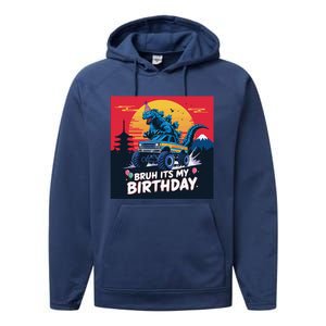 Kaiju Birthday Party Japan Monster Bday Dinosuar Decorations Performance Fleece Hoodie