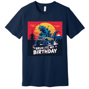 Kaiju Birthday Party Japan Monster Bday Dinosuar Decorations Premium T-Shirt