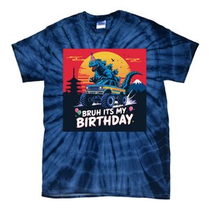 Kaiju Birthday Party Japan Monster Bday Dinosuar Decorations Tie-Dye T-Shirt