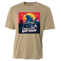 Kaiju Birthday Party Japan Monster Bday Dinosuar Decorations Cooling Performance Crew T-Shirt