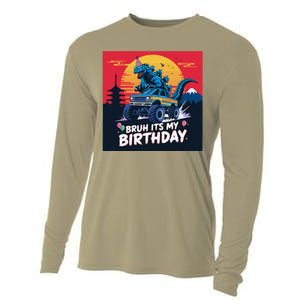 Kaiju Birthday Party Japan Monster Bday Dinosuar Decorations Cooling Performance Long Sleeve Crew