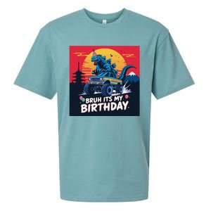 Kaiju Birthday Party Japan Monster Bday Dinosuar Decorations Sueded Cloud Jersey T-Shirt