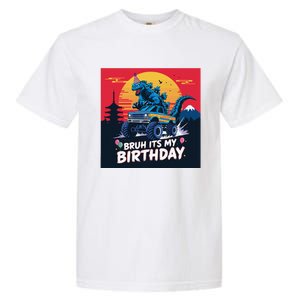 Kaiju Birthday Party Japan Monster Bday Dinosuar Decorations Garment-Dyed Heavyweight T-Shirt