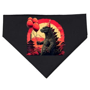 Kaiju Birthday Party Japan Monster Movie Bday Decorations USA-Made Doggie Bandana