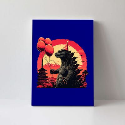 Kaiju Birthday Party Japan Monster Movie Bday Decorations Canvas