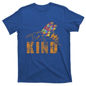 Kindness Bee Puzzle April Blue Special Kind Autism Awareness Gift T-Shirt