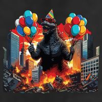 Kaiju Birthday Party Japanese Art Lovers Monster Movie Gifts Cool Comfort Performance Bucket Hat