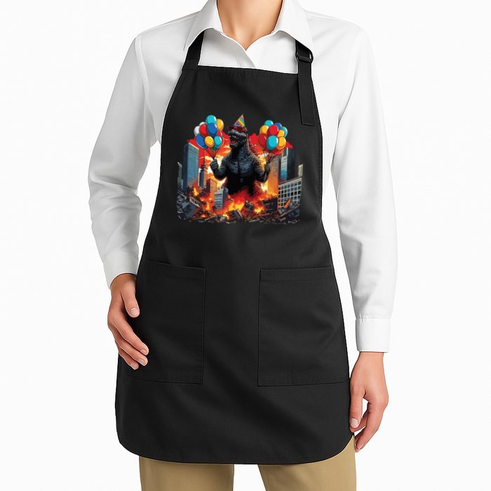 Kaiju Birthday Party Japanese Art Lovers Monster Movie Gifts Apron