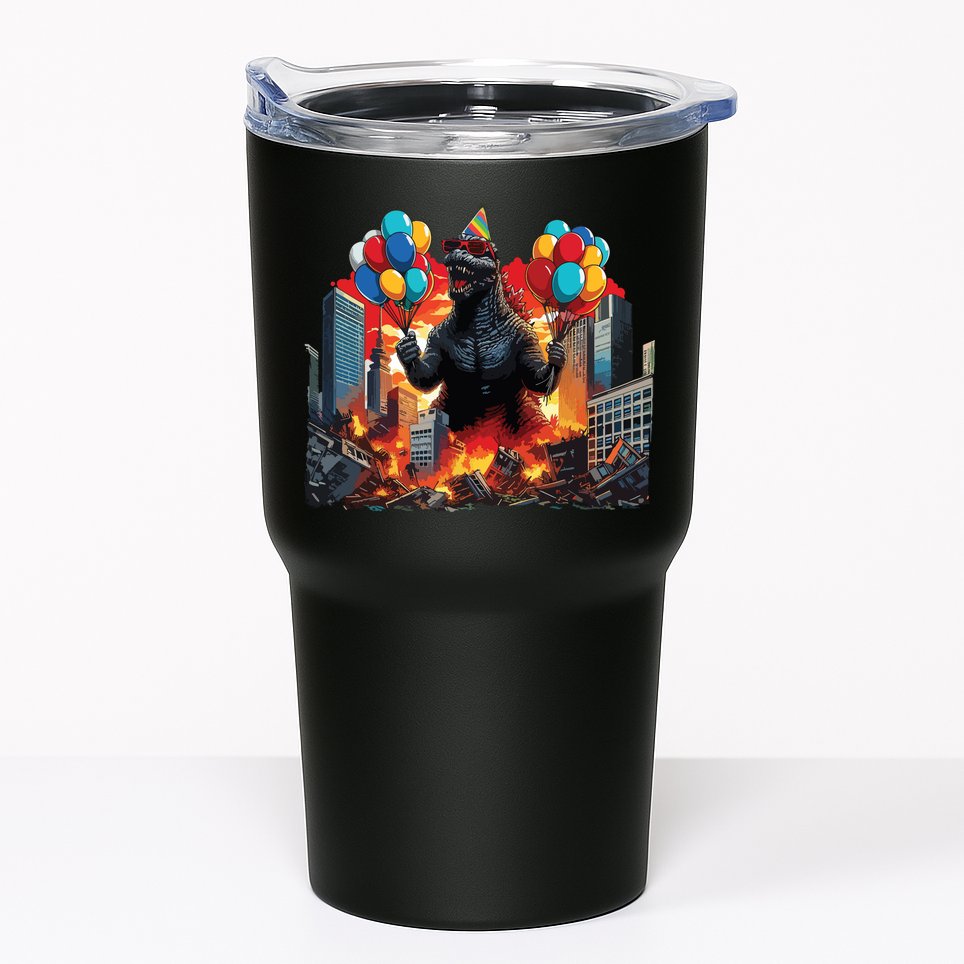 Kaiju Birthday Party Japanese Art Lovers Monster Movie Gifts Tumbler