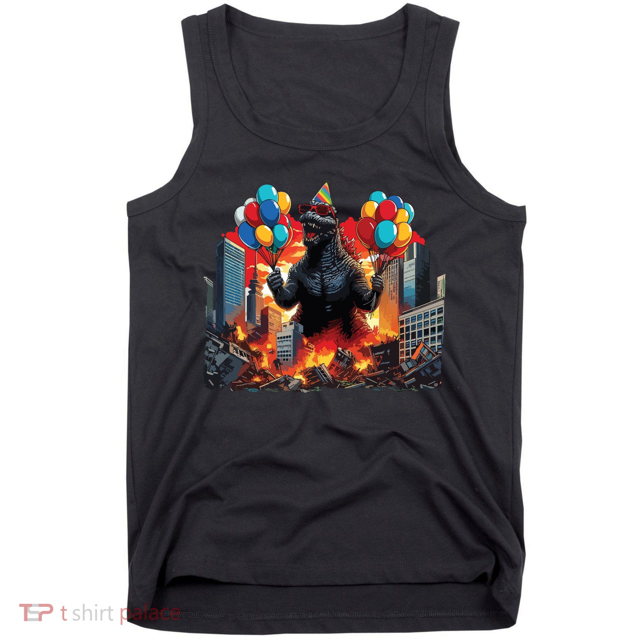 Kaiju Birthday Party Japanese Art Lovers Monster Movie Gifts Tank Top