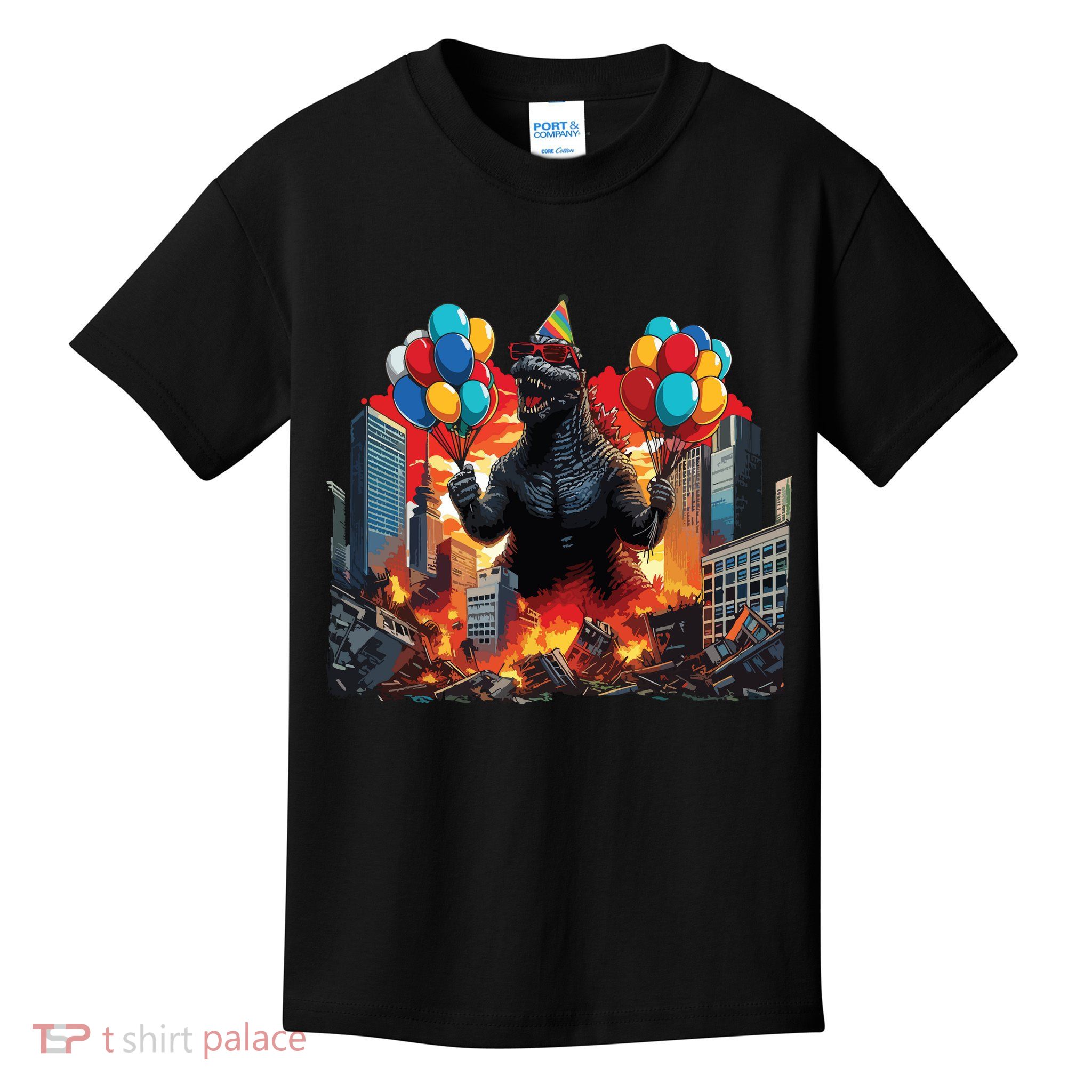 Kaiju Birthday Party Japanese Art Lovers Monster Movie Gifts Kids T-Shirt