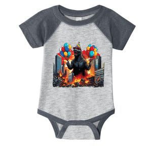 Kaiju Birthday Party Japanese Art Lovers Monster Movie Gifts Infant Baby Jersey Bodysuit