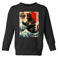 Kaiju Birthday Party Japanese Art Lovers Monster Movie Gifts Toddler Sweatshirt