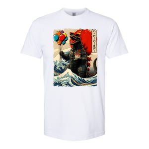 Kaiju Birthday Party Japanese Art Lovers Monster Movie Gifts Softstyle CVC T-Shirt