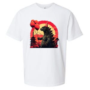 Kaiju Birthday Party Japan Monster Movie Bday Sueded Cloud Jersey T-Shirt