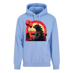 Kaiju Birthday Party Japan Monster Movie Bday Unisex Surf Hoodie