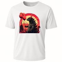 Kaiju Birthday Party Japan Monster Movie Bday Cooling Performance Crew T-Shirt