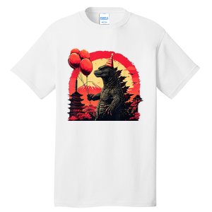 Kaiju Birthday Party Japan Monster Movie Bday Tall T-Shirt