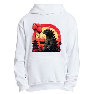 Kaiju Birthday Party Japan Monster Movie Bday Urban Pullover Hoodie